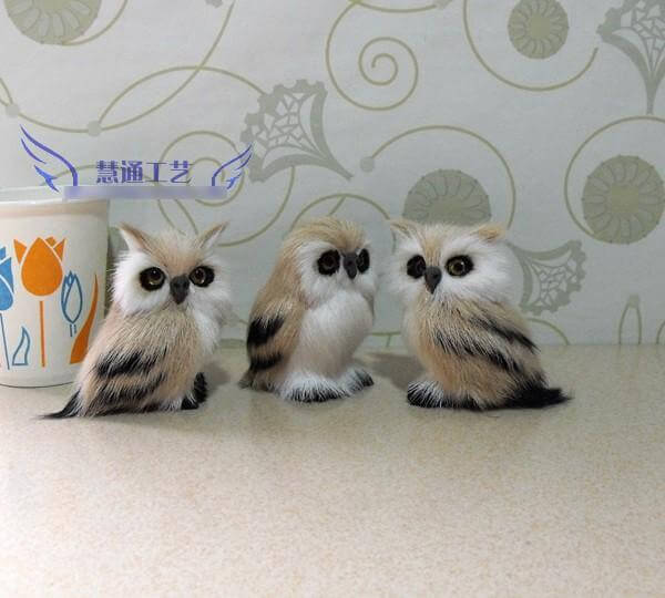 Hand-made Cute Owl Toy Craft - Image 1