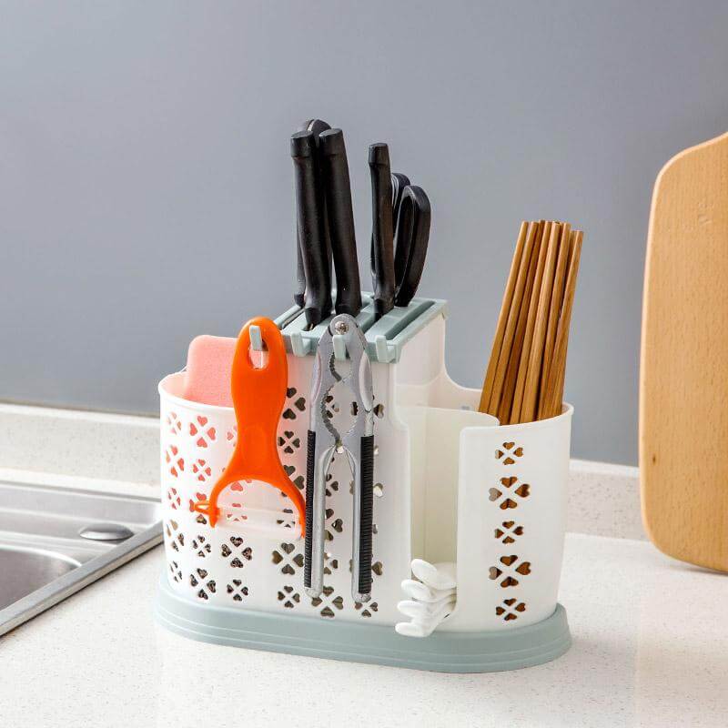 Kitchen Chopsticks Cage Spoon Storage Box - MaviGadget