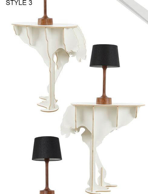 Creative Modern Life Style Assembly Wooden Table - Image 4
