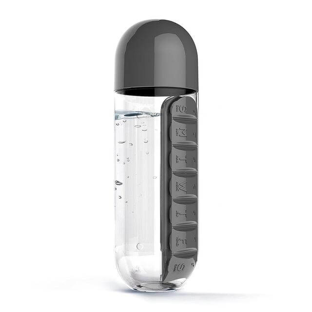 Water Bottle Daily Pill Organizer - Image 5