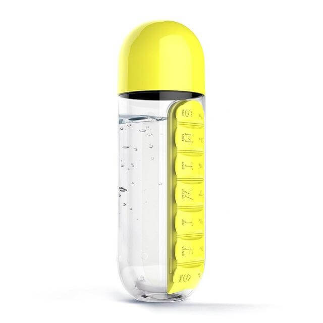 Water Bottle Daily Pill Organizer - Image 6