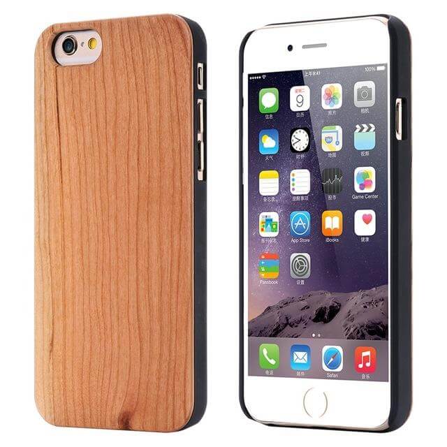 Wooden Case Genuine Real Natural Wood Back Cover For X and Other Models