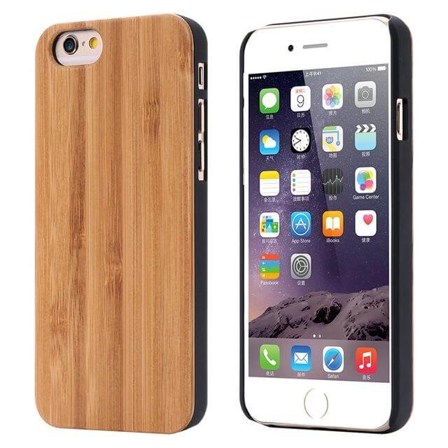 Wooden Case Genuine Real Natural Wood Back Cover For X and Other Models - Image 0