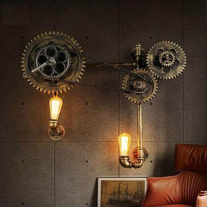 Loft Style Edison Wall Sconce Style Iron Water Lamp - Image 0