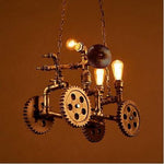 Iron Metal Motorbike Shape Modern Light Lamps - MaviGadget