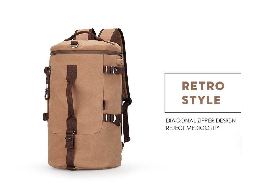 Cylinder package Multifunctional Male Fashion Backpack - Image 4