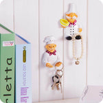 2pcs/lot Cute Self Adhesive Wall Plug Hanger