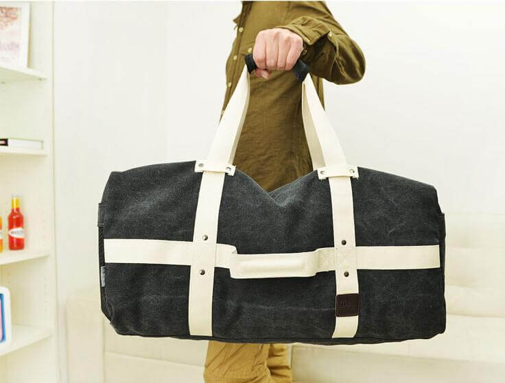 Travel Duffle Canvas Travel Handbags For Travellers - Image 8