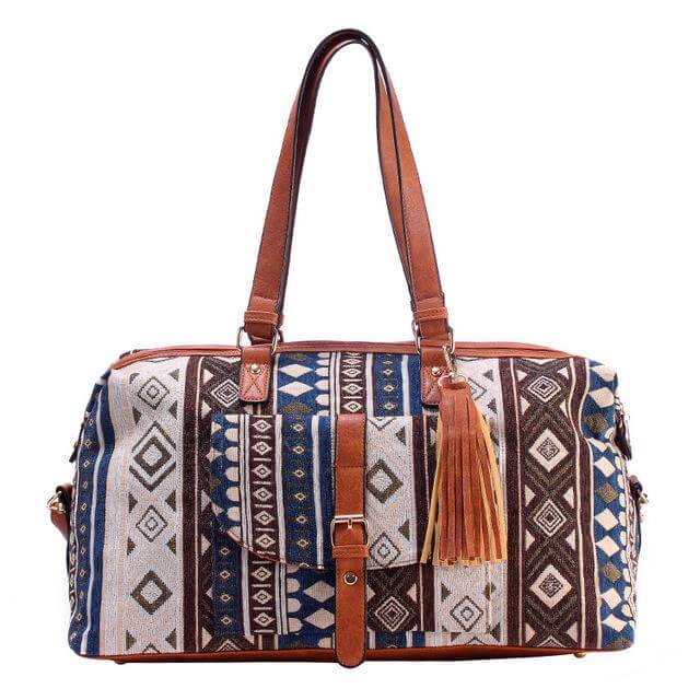 High-end Fashion Jacquard Travel Bag - MaviGadget