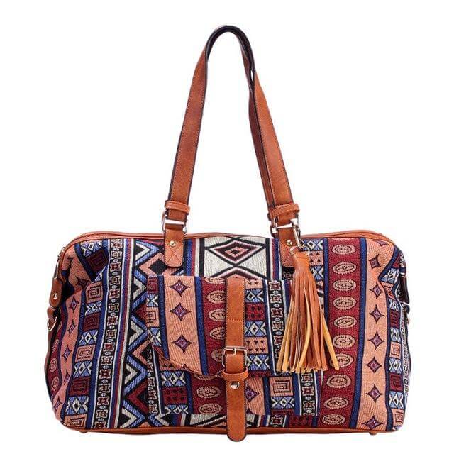 High-end Fashion Jacquard Travel Bag - MaviGadget