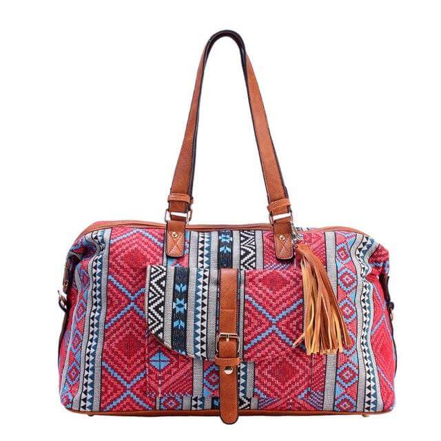 High-end Fashion Jacquard Travel Bag - MaviGadget