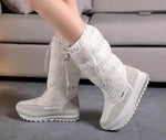 Long Sleeve Plush Warm Winter Boots for Women - MaviGadget