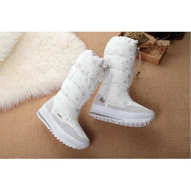 Long Sleeve Plush Warm Winter Boots for Women - Image 6