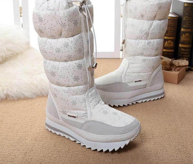 Long Sleeve Plush Warm Winter Boots for Women - MaviGadget