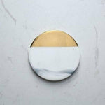 Luxury European Style Marble Stripes Ceramic Coaster - MaviGadget