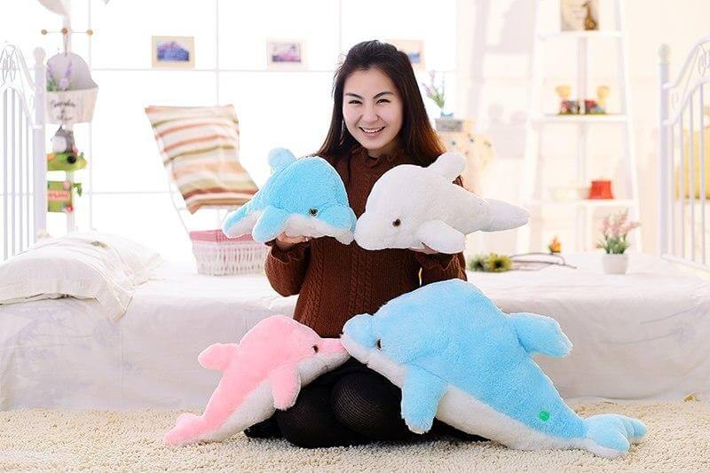 Creative Luminous Light-up Plush Dolphin - MaviGadget