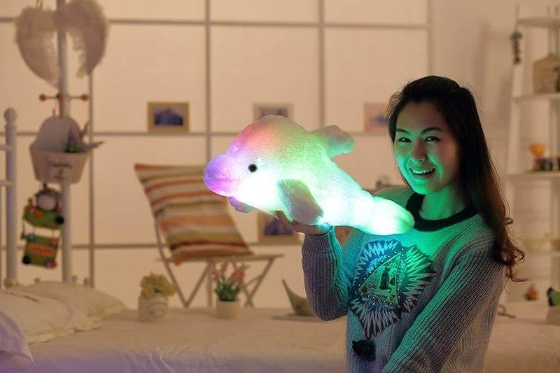 Creative Luminous Light-up Plush Dolphin - Image 7