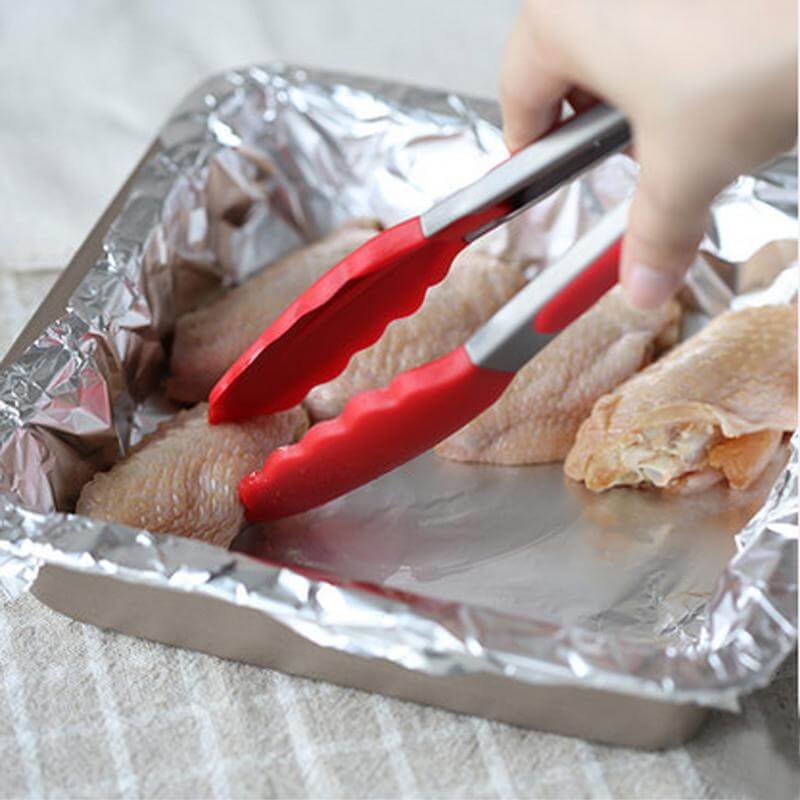 Silicone Mini Food Tong Cooking Clip - Image 2