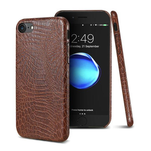 Luxury Crocodile Business style Leather Iphone Cases - Image 3