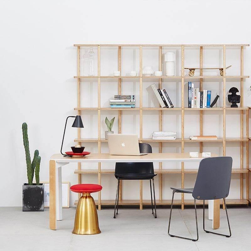 Nordic Modern Soft Metal Stool - Image 1
