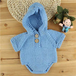 Newborn Baby Crochet Romper Knit Costume - MaviGadget