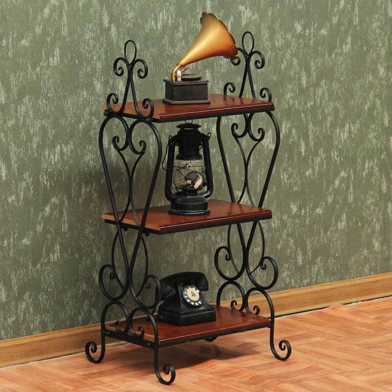 European Ground Iron Book Shelf - Image 0