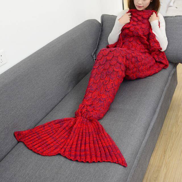 Handmade Mermaid Sleeping Blanket - Image 5