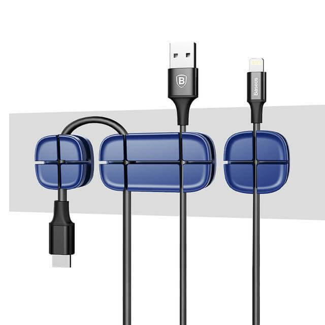 Flexible Silicone USB Cable Organizer - Image 2
