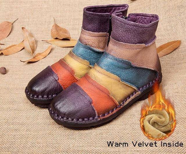 Retro Handmade Women Boots - Image 7