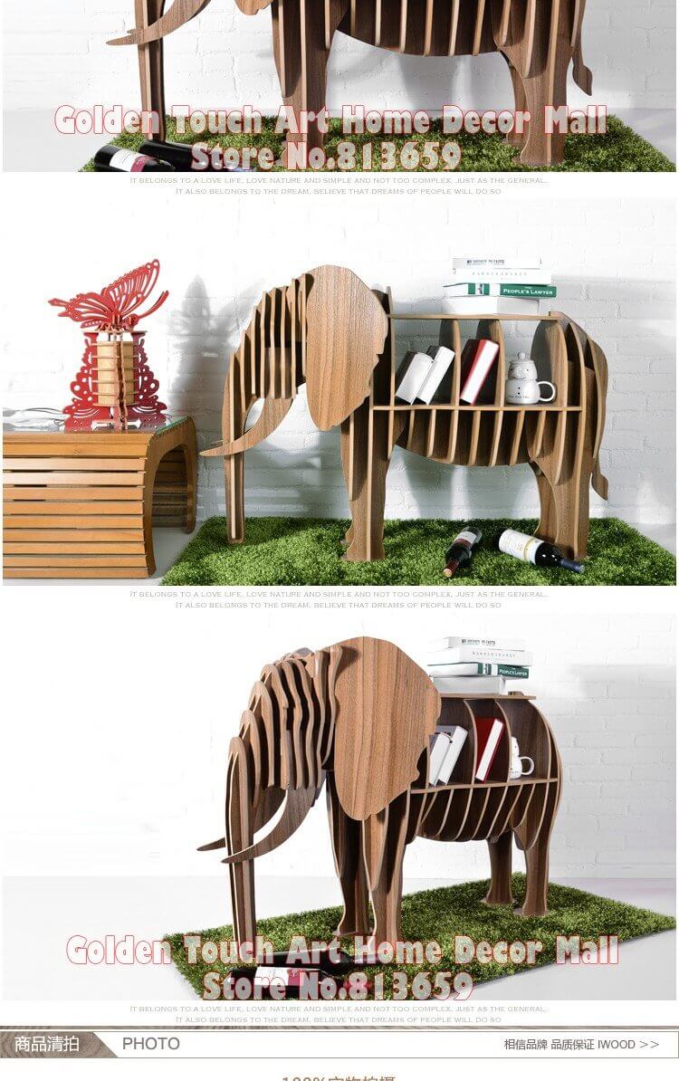 High-end 3D Puzzle Elephant Desk - Image 3