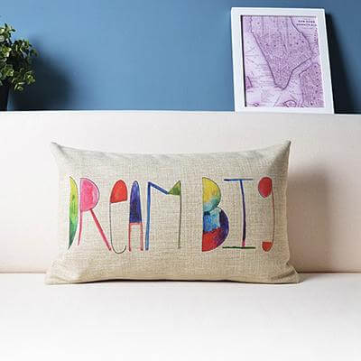 Geometric Lumbar Colorful Pillow Cushion Cover - MaviGadget