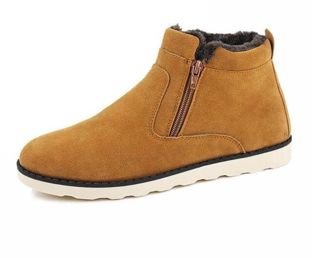 Winter Ankle Fur Warm Boots for Men - MaviGadget