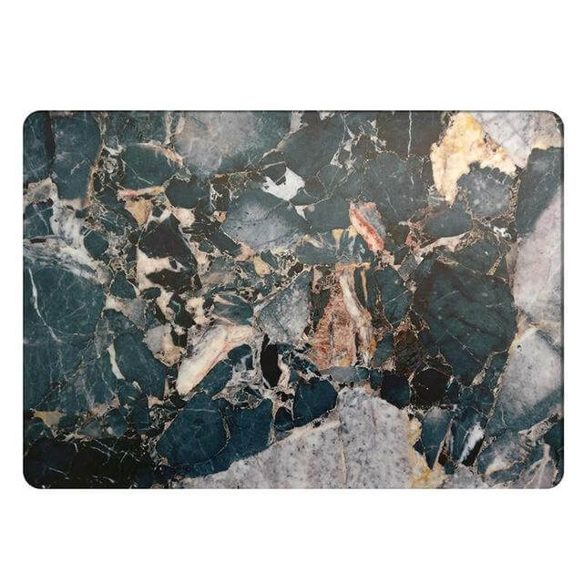 Blue Marble Grain Full Body Cover Skin for Macbook - Image 4