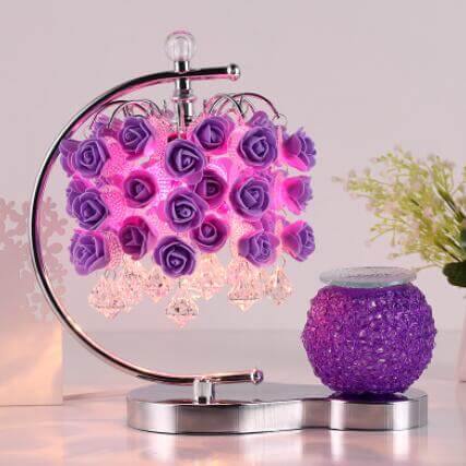 Rose Table Lamp with Aromatherapy Cup - Image 2