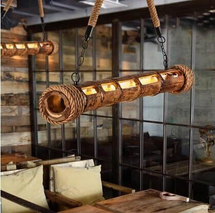 Luxury Modern  Bamboo Nordic Style Led Light Lamps - Image 3