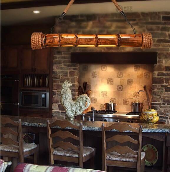 Luxury Modern  Bamboo Nordic Style Led Light Lamps - Image 4