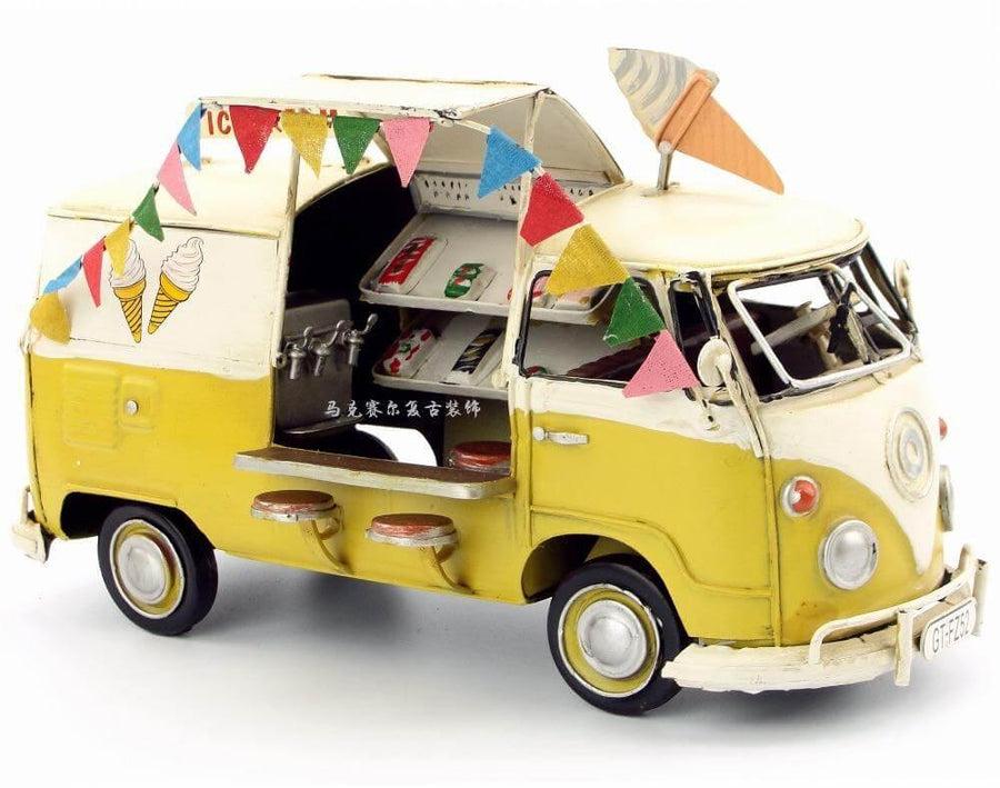 Old Vintage Iron Bus Home Handicraft - Image 1