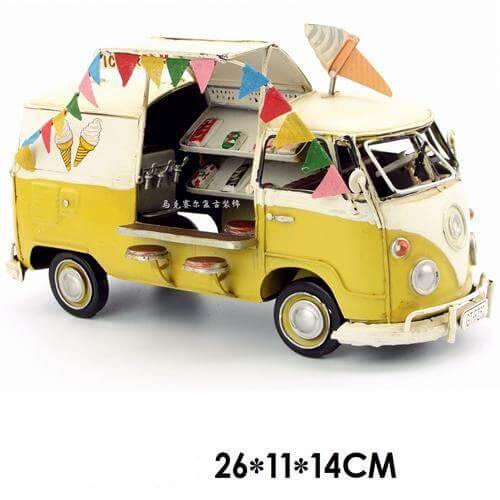 Old Vintage Iron Bus Home Handicraft - Image 3