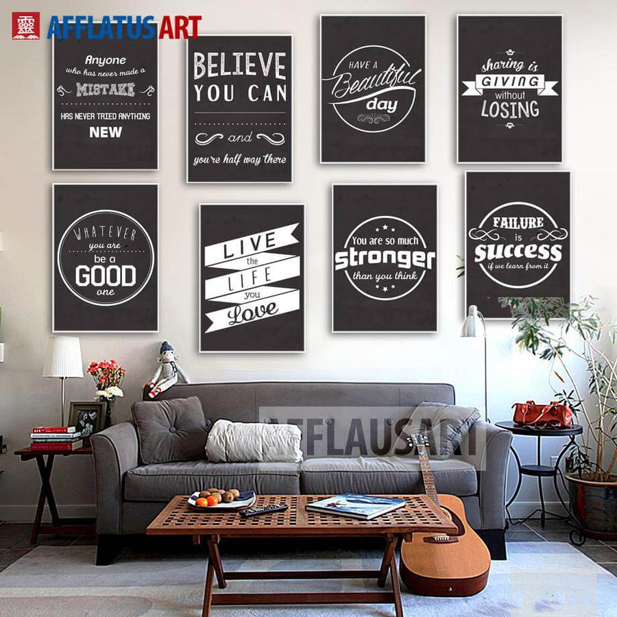 Modern Inspiring Art Painting Poster - Image 0
