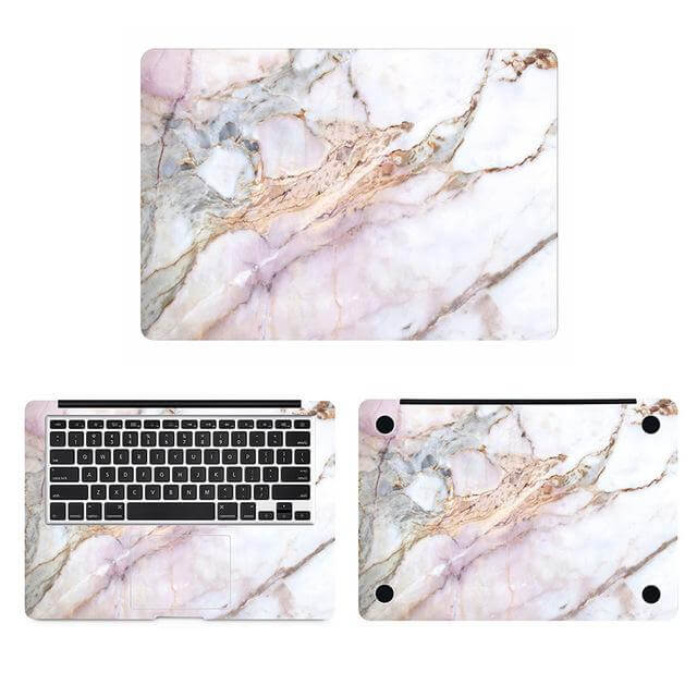 Natural Marble Skin Laptop Sticker for Apple Macbooks - Image 2