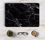 Black Marble Grain Skin Laptop Sticker for Apple Macbook