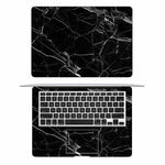 Black Marble Grain Skin Laptop Sticker for Apple Macbook