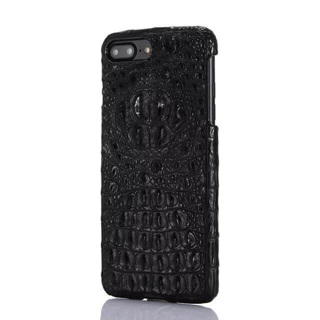 Luxury 3D Crocodile Skin Leather Case for iPhone Models - Image 3