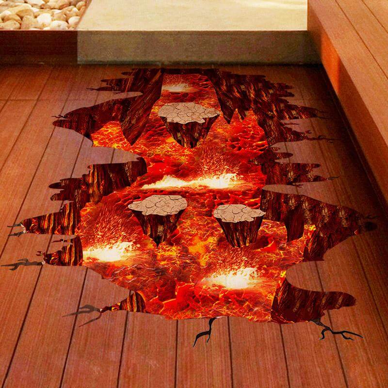 Magma 3D Wall Sticker Home Decor