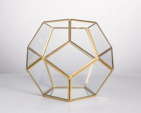 Geometric Terrarium Glass Vase - Image 3