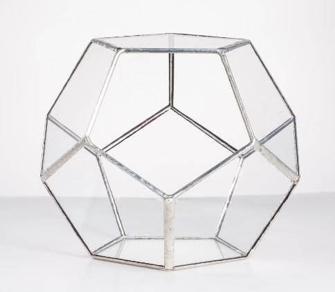 Geometric Terrarium Glass Vase - Image 1