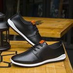 Luxury Breathable Men Casual Leather Shoes - MaviGadget