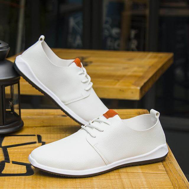 Luxury Breathable Men Casual Leather Shoes - MaviGadget