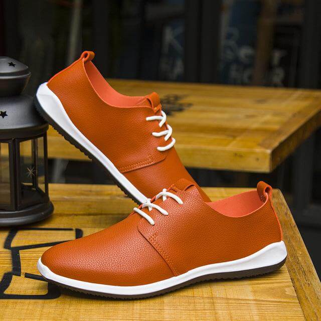 Luxury Breathable Men Casual Leather Shoes - Image 2