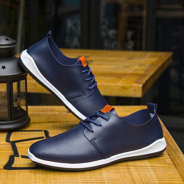 Luxury Breathable Men Casual Leather Shoes - Image 1